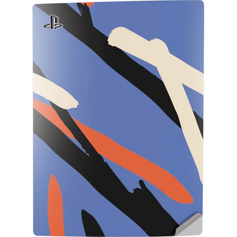 Abstract Lines PS5 Digital Edition Console Skin
